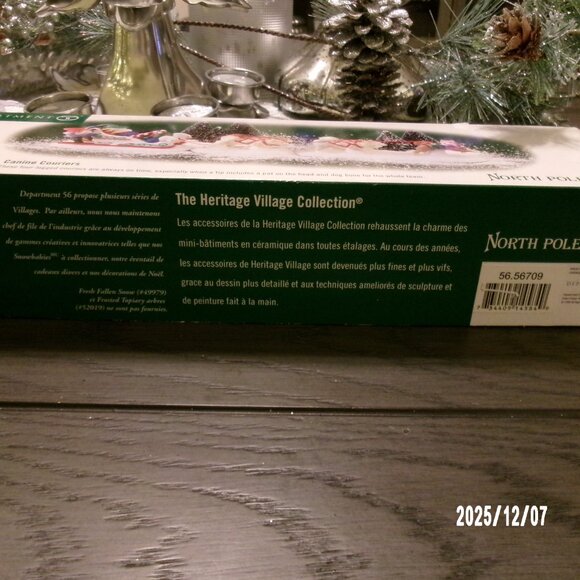 Dept Department 56 North Pole Series Canine Couriers Christmas Dog Sled 56706 - Picture 3 of 9